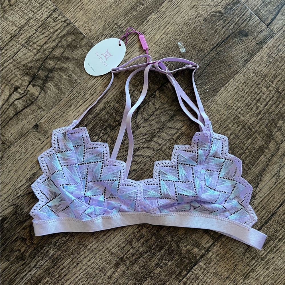 Purple Lace Bra Intimates